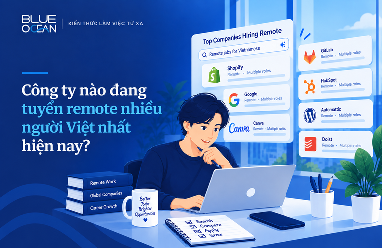 Công ty nào đang tuyển remote nhiều người Việt nhất hiện nay?